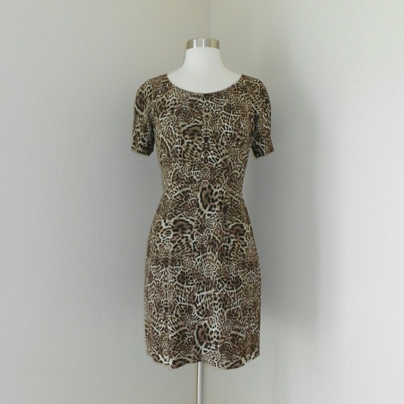 kooples leopard dress